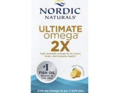 Nordic Naturals Ultimate Omega® 2X, Lemon, 2150mg 120 softgels