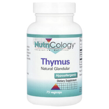 Nutricology Thymus, 75 vegetable capsules