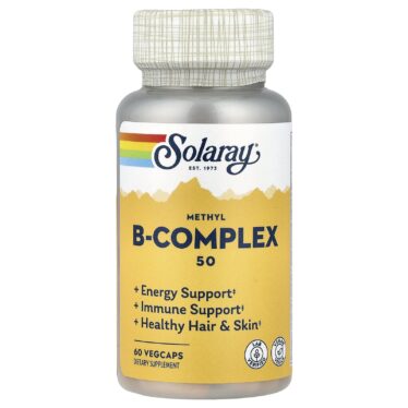 Solaray B-Complex 50, 100 vegetable capsules