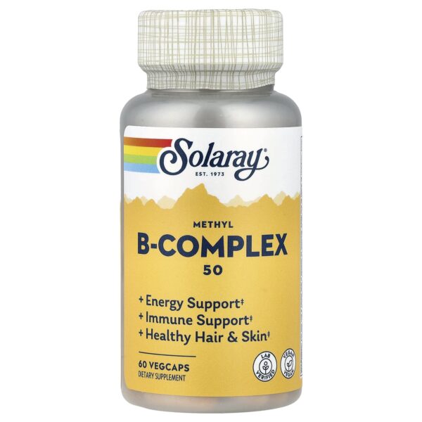 Solaray B-Complex 50, 100 vegetable capsules