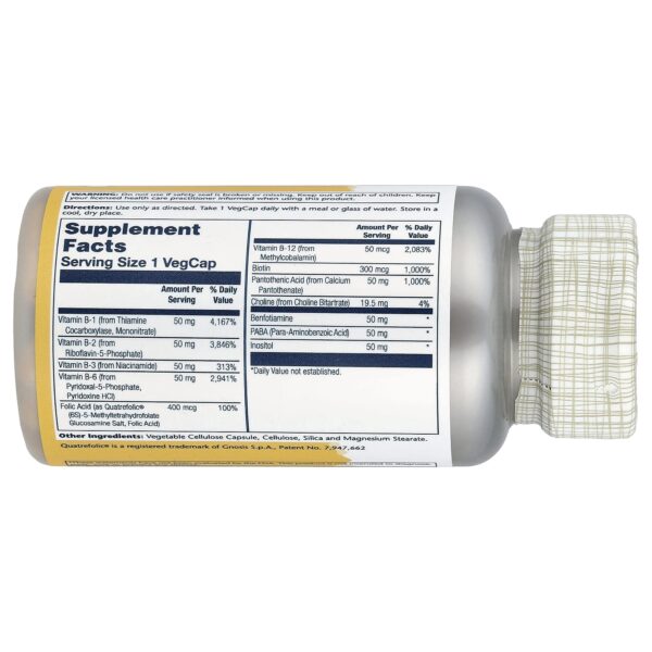 Solaray B-Complex 50, 100 vegetable capsules