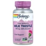 Solaray Milk Thistle Seed Extract, One Day, 350 mg, 60 VegCaps