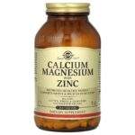Solgar Calcium Magnesium plus Zinc, 250 tablets