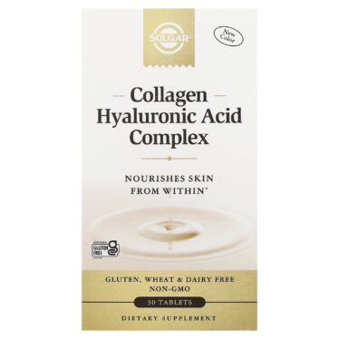 Solgar Hyaluronic Acid and Collagen Complex, 30 tablets