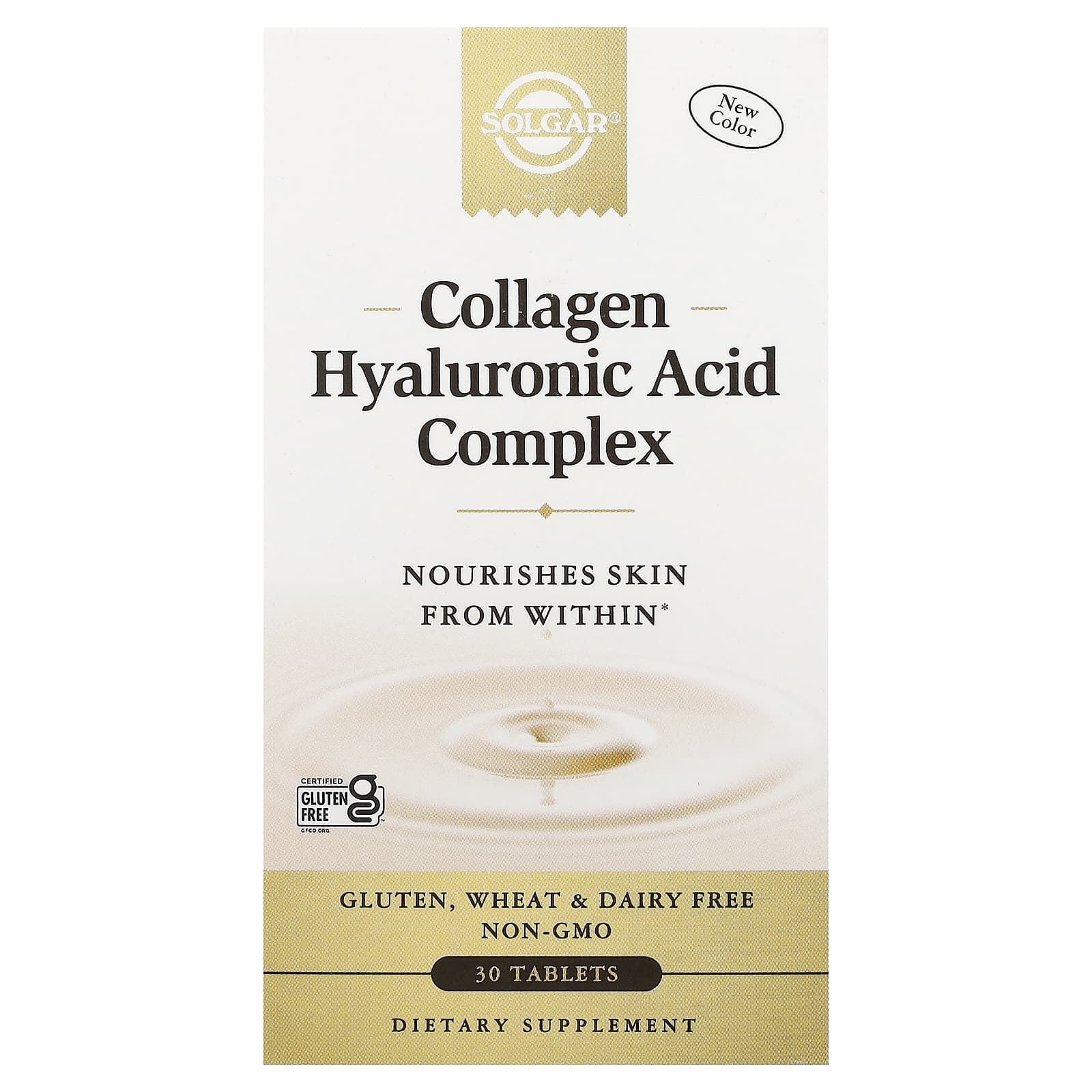 Solgar Hyaluronic Acid and Collagen Complex, 30 tablets