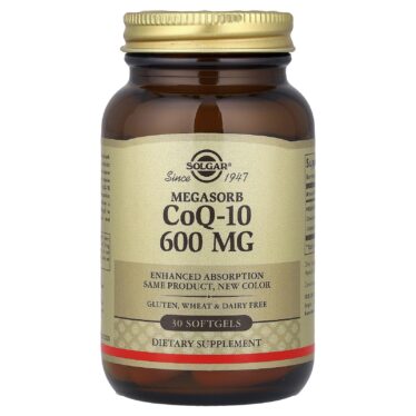 Solgar Megasorb CoQ-10, 600 mg, 30 softgels