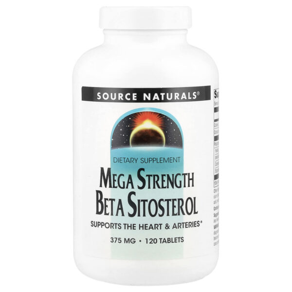Source Naturals Mega Force Beta Sitosterol 375 mg - 120 Tablets