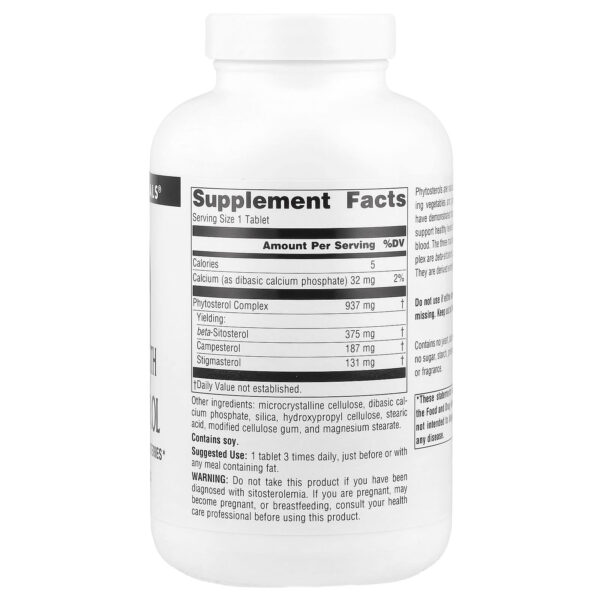 Source Naturals Mega Force Beta Sitosterol 375 mg - 120 Tablets