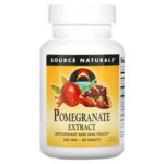 Source Naturals Pomegranate Extract, 500 mg, 60 tablets.