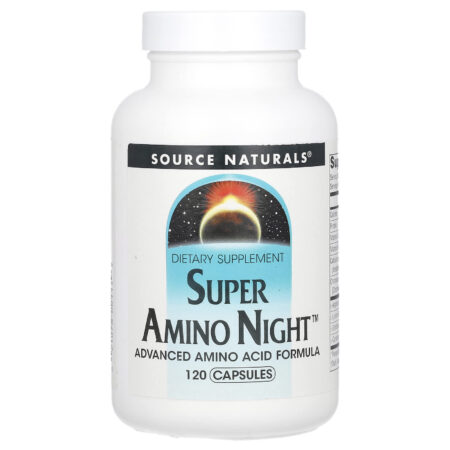 Source Naturals, Super Amino Night, 120 Capsules