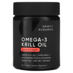 Sports Research Omega-3 Rich Krill Oil, 1000 mg, 60 Softgels