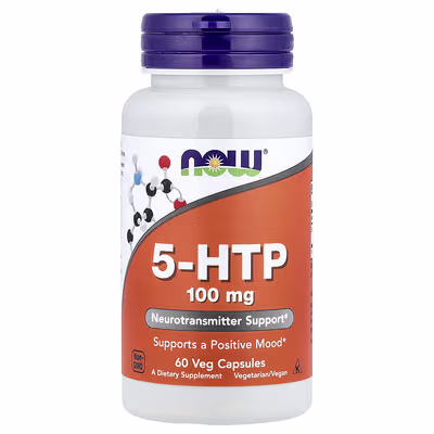 NOW Foods 5-HTP 100 mg 60 Veg Capsules