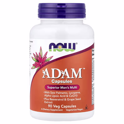 NOW Foods ADAM Men's Multivitamin 90 Veg Capsules