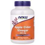 NOW Foods Apple Cider Vinegar 450 mg 180 Capsules