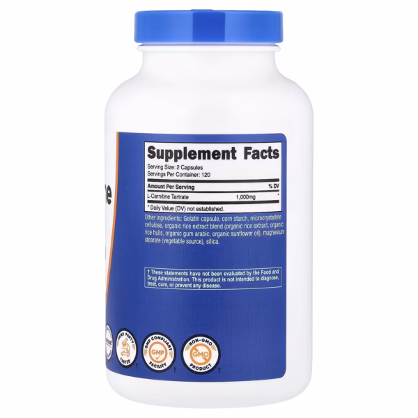 Nutricost L-Carnitine Tartrate 240 Capsules