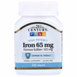 21st Century Iron 65 mg – 120 Tablets