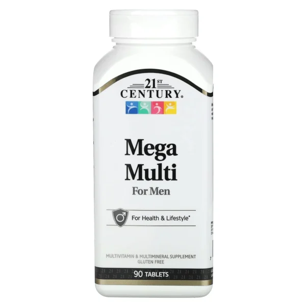 21st Century Mega Multivitamin for Men – 90 Tablets