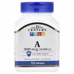 21st Century Vitamin A 3000 mcg – 110 Softgels