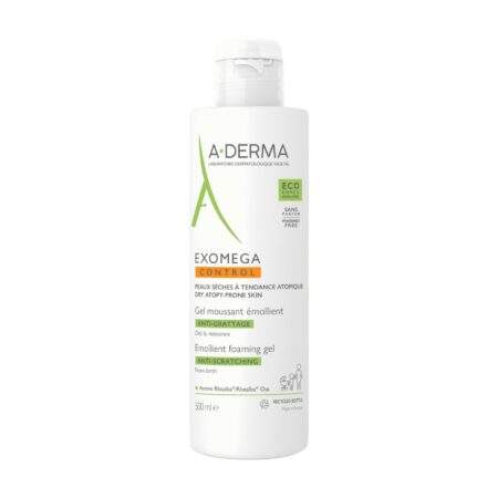 A-DERMA — EXOMEGA CONTROL GEL MOUSSANT ÉMOLLIENT ANTI-GRATTAGE 500 ml
