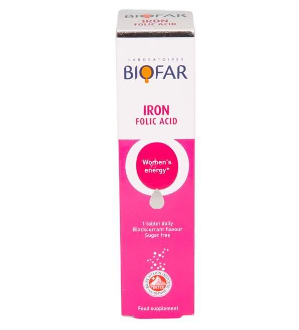 Biofar Fer Acide Folique 20 capsules