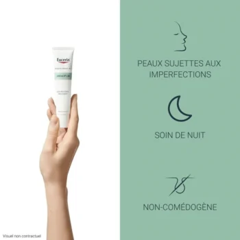 EUCERIN DERMOPURE CLINICAL PEELING 10 SOIN DE NUIT RENOVATEUR 40ML