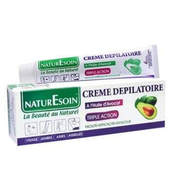 NaturEsoin Crème Dépilatoire à l&rsquo;Huile d&rsquo;Avocat – 50 ml