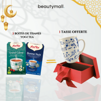 Yogi Tea Grand Calme 17×2g + Bonne Nuit 17×2g – Tasse Offerte