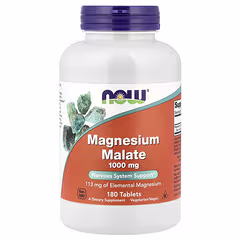 NOW Foods Magnesium Malate 1000 mg – 180 Tablets