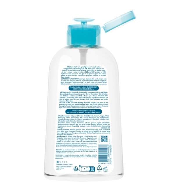 ABCDerm H2O Solution Micellaire Pompe Inversée – 1L