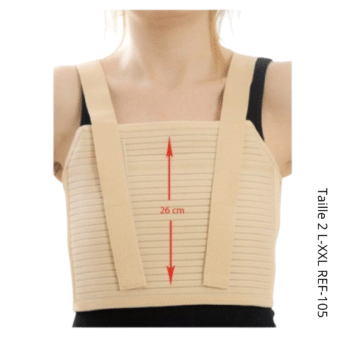 ANNAFIX Ceinture Thoracique Taille 2 L-XXL REF-105