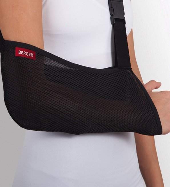 Berger Support Bras en Tissu perfore large BG-202L