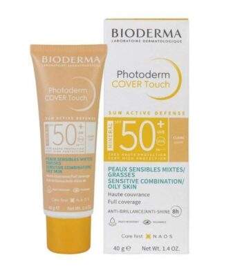 Bioderma Photoderm Cover Touch Teinte Claire spf50+ Peaux sensibles mixtes à grasses 40g