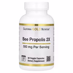 California Gold Nutrition 2X Bee Propolis Extract 500 mg – 90 Vegetarian Capsules
