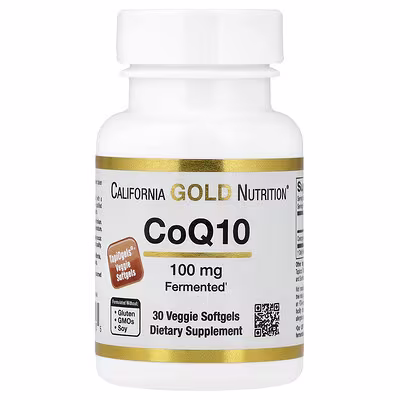 California Gold Nutrition CoQ10 100 mg 30 Vegetarian Softgels