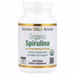 California Gold Nutrition Organic Spirulina 500 mg – 240 Tablets