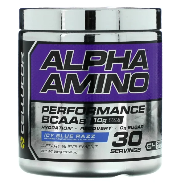 Cellucor Alpha Amino BCAA Performance Icy Blue Razz 381 g