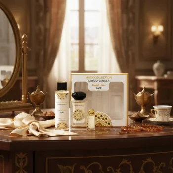 Coffret Cadeau Musc Tahara Vanille Gulf Orchid Pour Femme 3 Pièces