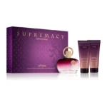 Coffret Supremacy Purple Afnan Pour Femme 3 Pièces