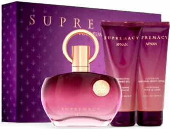 Coffret Supremacy Purple Afnan Pour Femme 3 Pièces