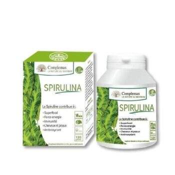 Complemax Spiruline + Vitamine C 400mg 120 gelules
