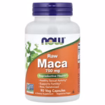 NOW Foods Raw Maca 750 mg – 90 Veg Capsules