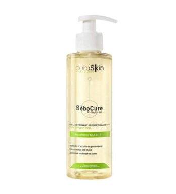 Curaskin Sebocure Gel Nettoyant Seboregulateur Peau Grasse 200ml