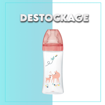 Dodie Biberon senstation+ Tétine plate 330ml + 6m jardin – DESTOCKAGE