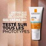 La Roche Posay ANTHELIOS UVMUNE 400 CRÈME FONDANTE SOLAIRE SPF50+ | Peau sensible normales à sèches |50ml  = Mini Hyalu B5 OFFERT