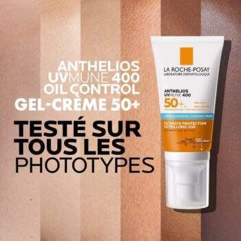 La Roche Posay ANTHELIOS UVMUNE 400 CRÈME FONDANTE SOLAIRE SPF50+ | Peau sensible normales à sèches |50ml  = Mini Hyalu B5 OFFERT