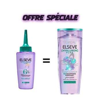 L&rsquo;Oreal Paris Elseve Hyaluron Pure Serum 100ml + Shampooing 200ml Pack