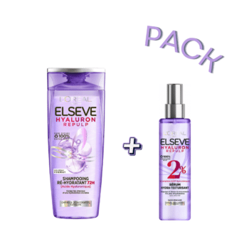 L&rsquo;Oreal Paris Elseve Hyaluron Repulp Serum 150ml + Shampooing 200ml Pack