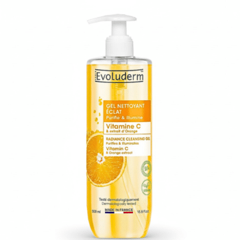 Evoluderm Gel Nettoyant Eclat Vitamine C 500ml