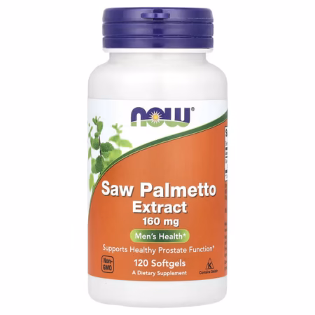 Now Foods Extrait de Chou Palmiste 160 mg 120 Capsules à Enveloppe Molle