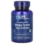 Life Extension Extrait de Super Thé Vert Décaféiné 100 Capsules Végétariennes
